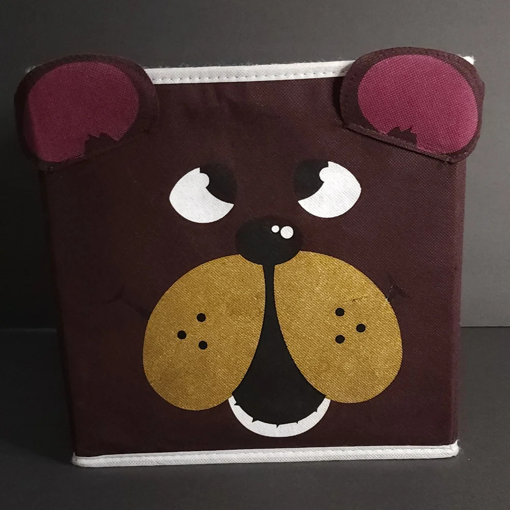 🌟 3 for $15 Deal! 🌟 Bear collapsible foldable box container bin